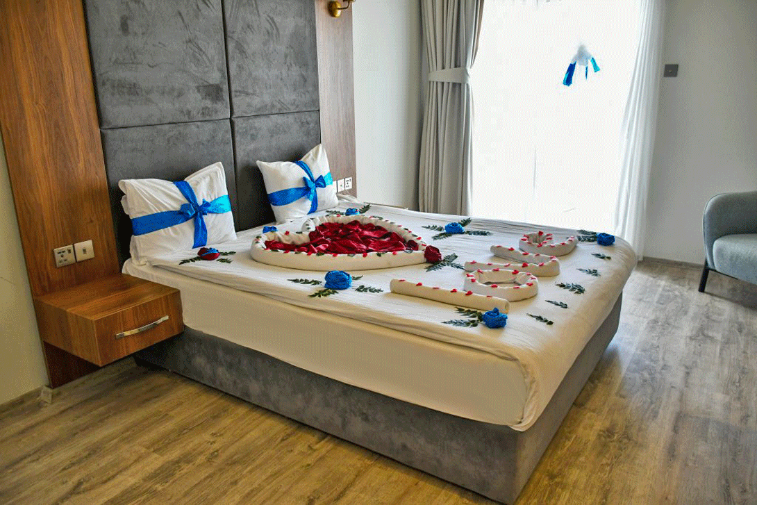 mimoza beach hotel bedroom north cyprus